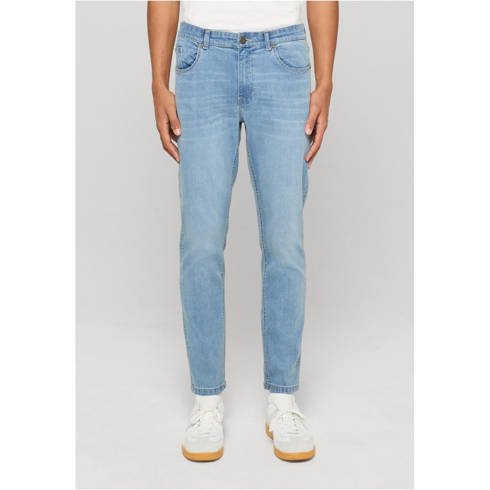 Urban Classics - Basic Slim Fit Jeans Hose gerades bein - Blau
